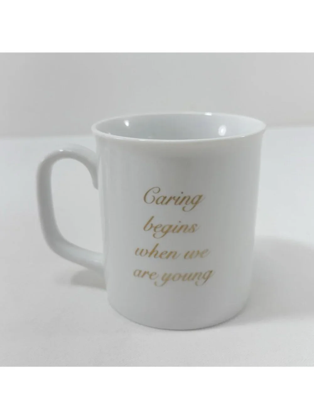 Vintage Richard Judson Zoland Childhood Dreams Mug 75921 Quote Caring Young Kid